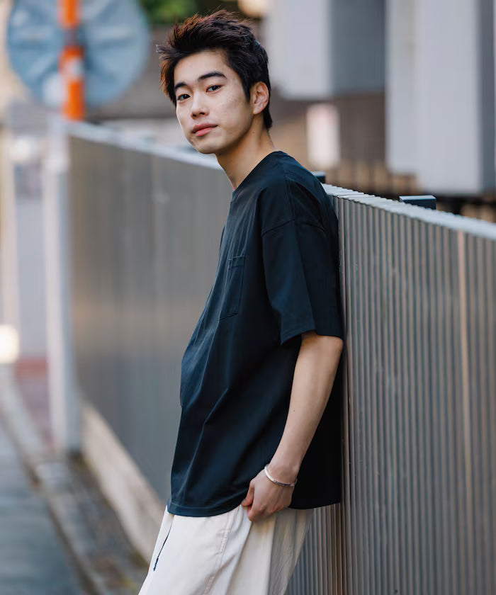 STORATECH Big Silhouette Pocket T-shirt/Antibacterial/Odor-resistant/Antimicrobial/UV Cut/Contact Cooling/Quick Drying 【Limited Edition】