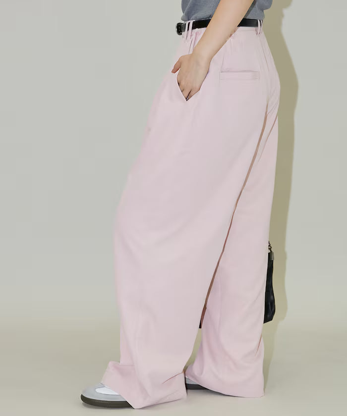Color Tuck Slacks Pants Limited Release