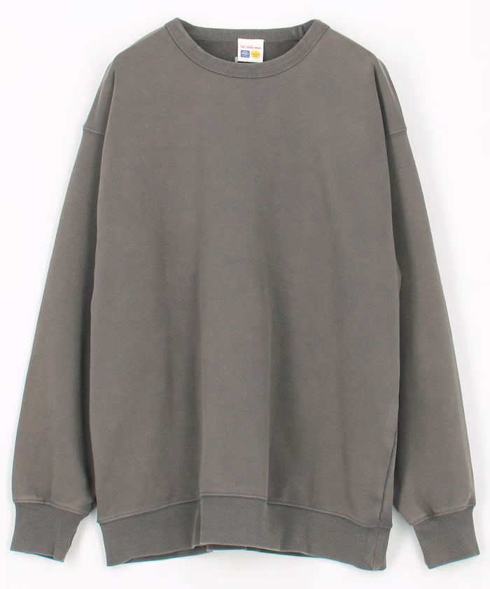 13 oz HEAVY WEIGHT heavyweight pigment-dyed crewneck sweatshirt - Brown