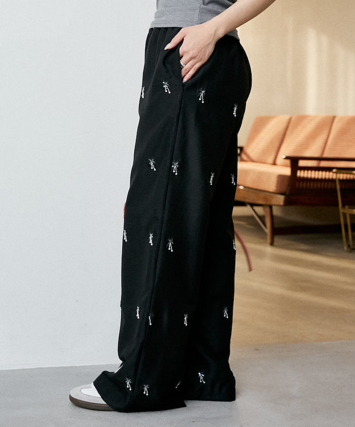 Total Beads Embroidery Easy Slacks Limited Release