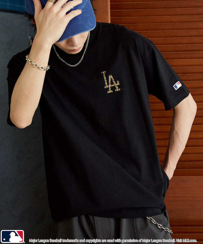 Limited Edition MLB Leopard Print Logo T-Shirt