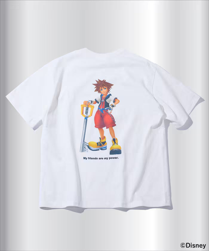 【March 27, 12:00 release】KINGDOM HEARTS/SORA/GRAPHIC TEE/Sora/Graphic T-shirt - White