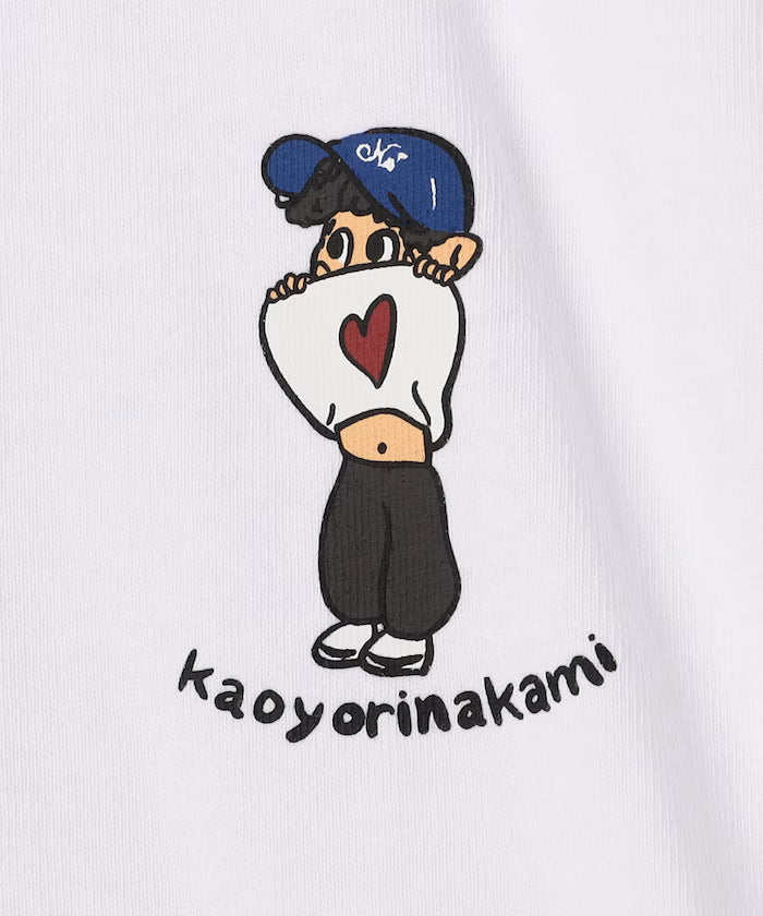 [Sales start on May 22 at 12:00] kaoyorinakami × FREAK'S STORE/ Kaoyorinakami exclusive Heso Dashi Boy Tee