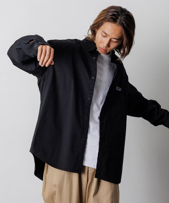 Relax Fit Relaxed Fit Garment Dyed Regular Collar Shirt [Limited Edition]