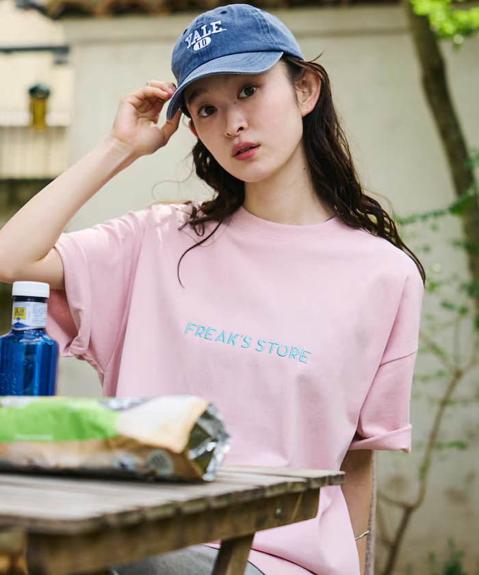 Relaxed Fit Embroidered Logo Crew Neck T-Shirt 【Limited Edition】