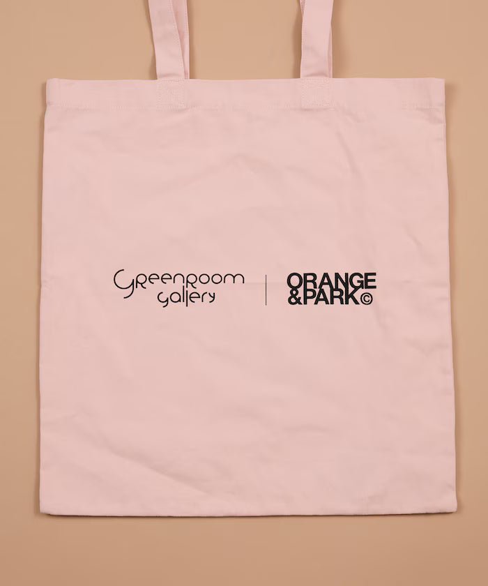 GREENROOM GALLERY × FREAK'S STORE / Greenroom Gallery Exclusive Orange&Park Tote Bag