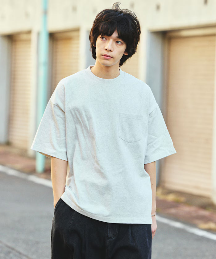 9 oz Heavyweight Big Silhouette Crew Neck Pocket T-Shirt / Heavyweight [Limited Edition]