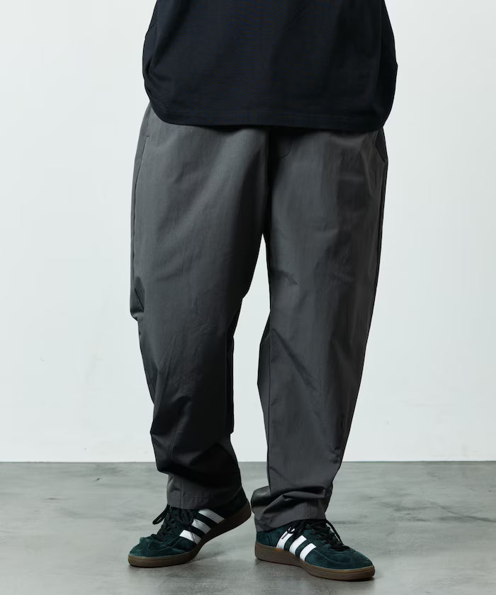Wide Silhouette Ankle Tuck Chef Pants / Easy Pants [Limited Edition] - Charcoal Gray