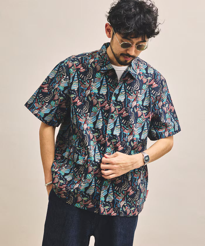 FREAK'S STORE for BEACH & FES Recycled Nylon Short Sleeve Shirt