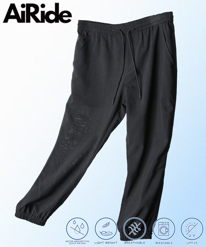 AiRide/Pocketable Easy Jogger Pants/Quick Dry/UV Cut【Limited Edition】 - Charcoal Gray