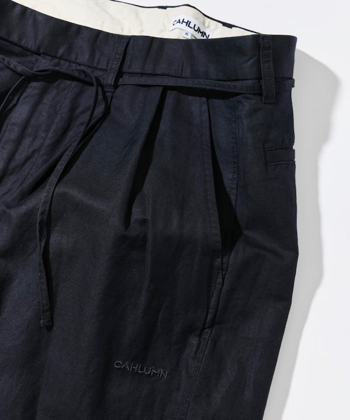Cotton Linen 2 Tuck Chino Pant