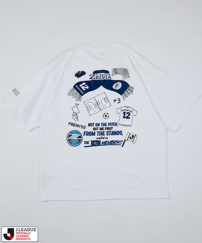 [May 15 12:00 Sale Start] J.LEAGUE × FREAK'S STORE Exclusive SUPPORTERS SHORT SLEEVE TEE [FC Machida Zelvia]