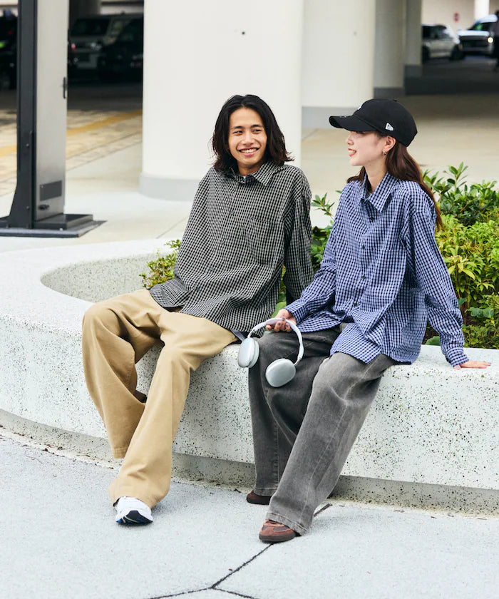 Relax Fit Classic Pattern Regular Collar Shirt / Check Pattern / Stripe Pattern 【Limited Edition】