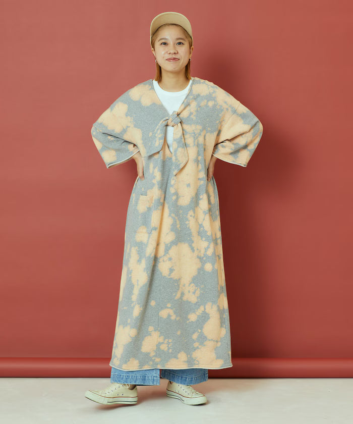 Bleach Back Sweat Ribbon One-Piece