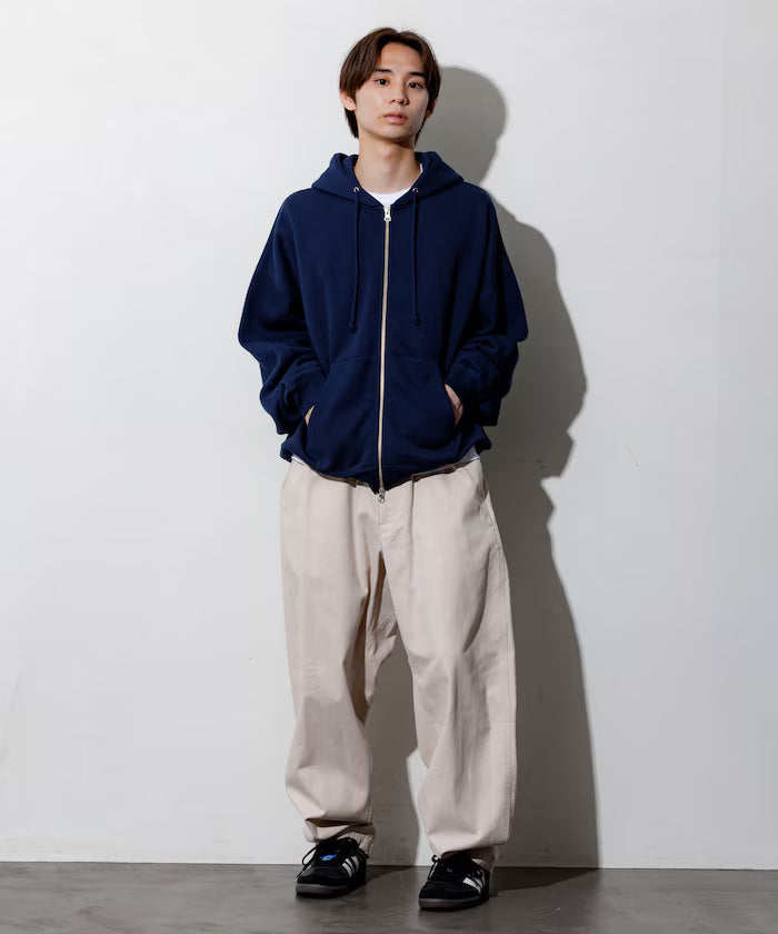 Relaxed Fit Zip-Up Hoodie 【Limited Edition】