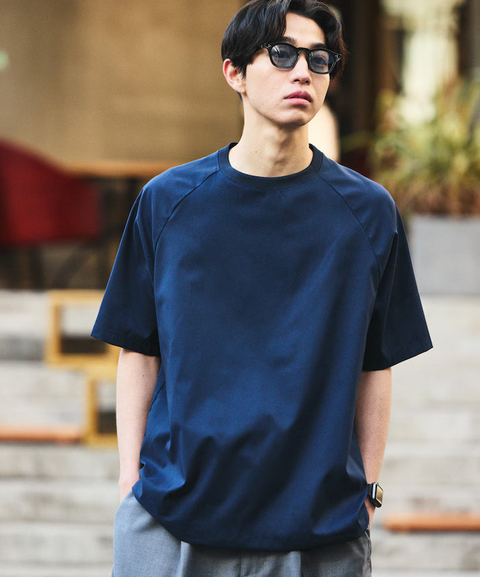 AiRide/Air Ride Relaxed Fit Raglan Short Sleeve Pullover/Moisture Wicking/UV Cut/Hem Code [Limited Edition]