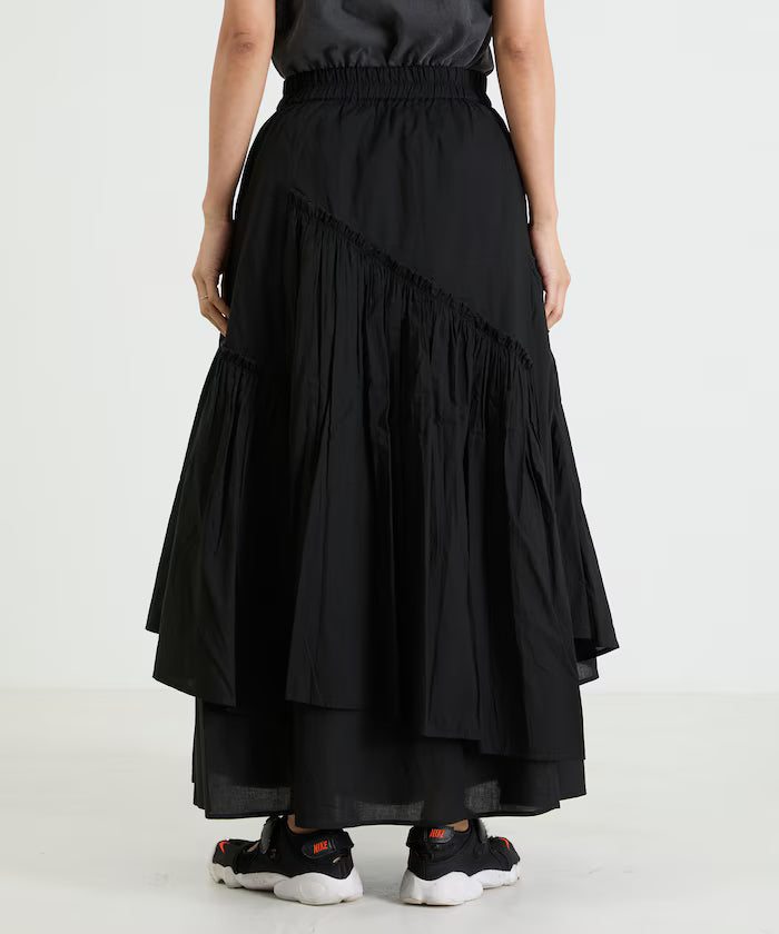 India Frill Maxi Gathered Skirt