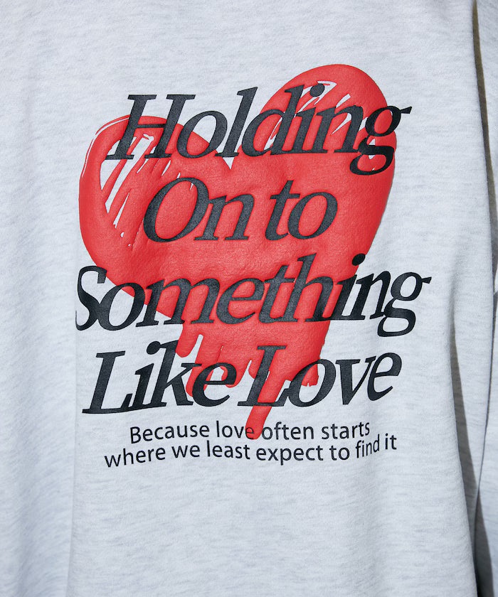 LOVE POP STUDIO HEART LOGO GRAPHIC SWEAT【Limited Edition】