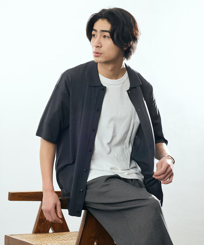 Relax Fit Relax Fit Cool Touch Polo Color Short Sleeve Knit Shirt [Limited Edition]