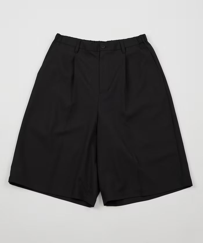 1-Tack Baggy Silhouette Slacks Short Pants