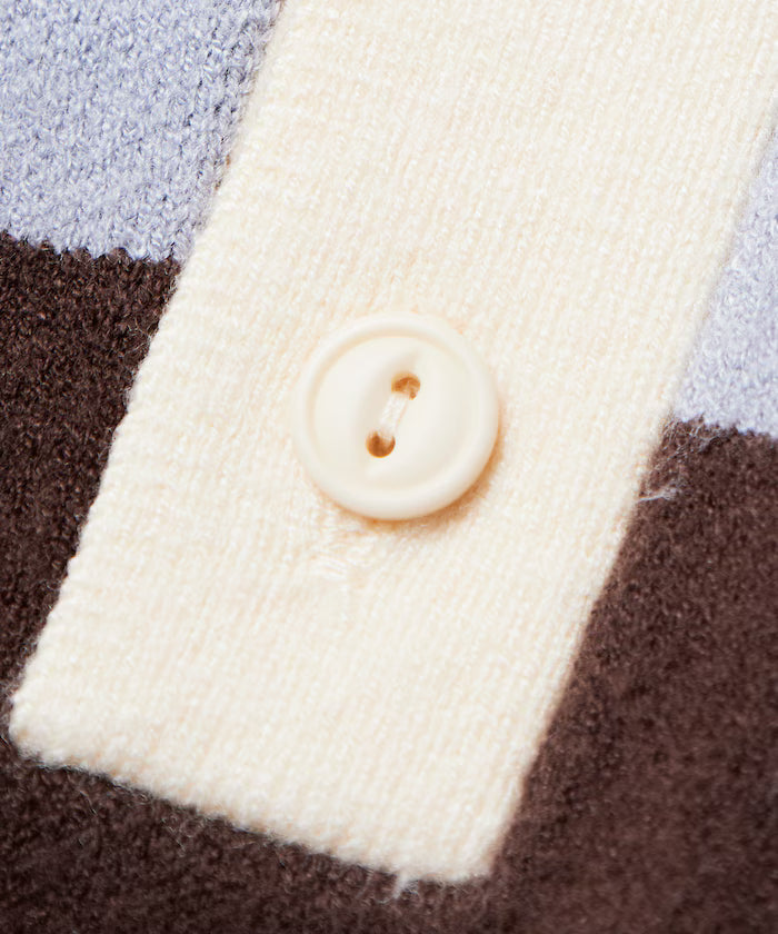 Big Silhouette Border Knit Rugby Shirt [Limited Edition]