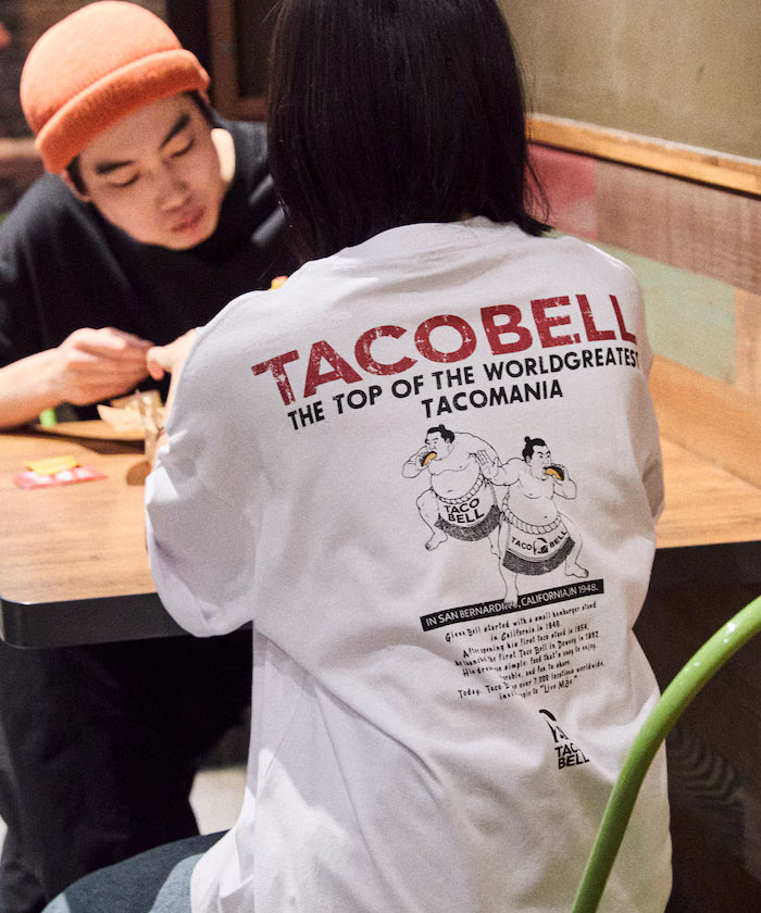 Limited Edition TACOBELL×FREAK'S STORE Exclusive Big Silhouette Back Print Crew Neck T-Shirt