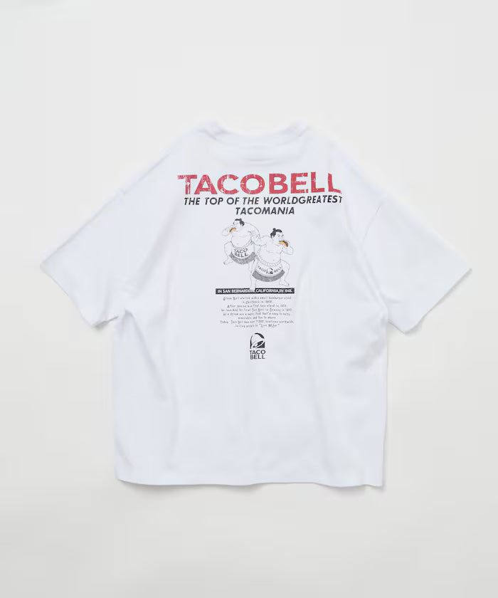 Limited Edition TACOBELL×FREAK'S STORE Exclusive Big Silhouette Back Print Crew Neck T-Shirt