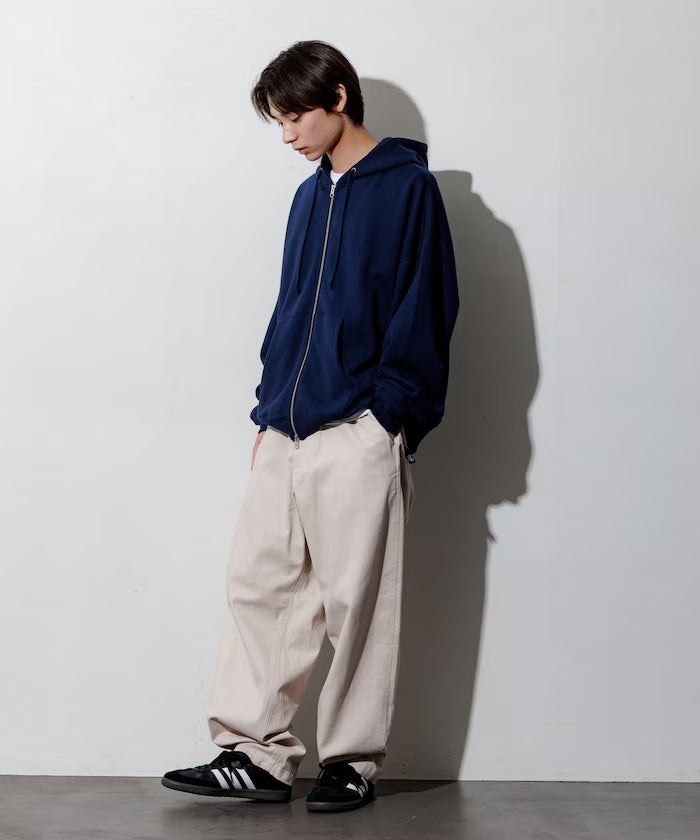 Relaxed Fit Zip-Up Hoodie 【Limited Edition】