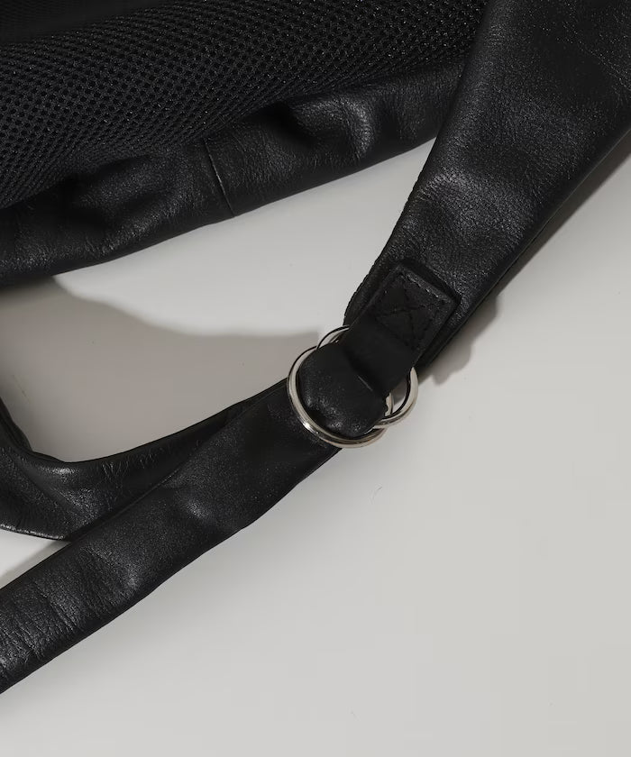 Leather Crossbody Sling Bag / Leather Sling Bag / Cowhide / Water-Repellent Leather