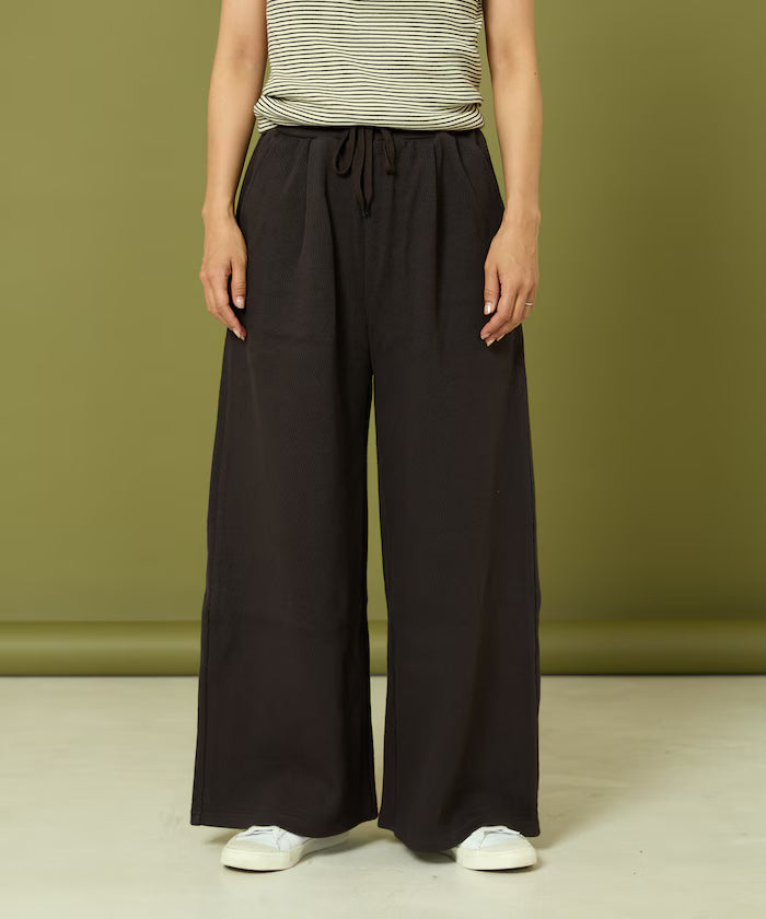 Thermal Wide Pants 'Plain'