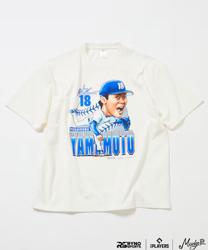 [March 5, 12:00 release] MLB PLAYERS × RYNO SPORTS × FREAK'S STORE exclusive [YAMAMOTO] GRAPHIC TEE - Off-White