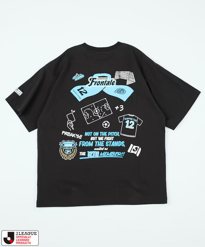 [May 15 12:00 Sale Start] J.LEAGUE × FREAK’S STORE Limited Edition SUPPORTERS SHORT SLEEVE TEE [Kawasaki Frontale]