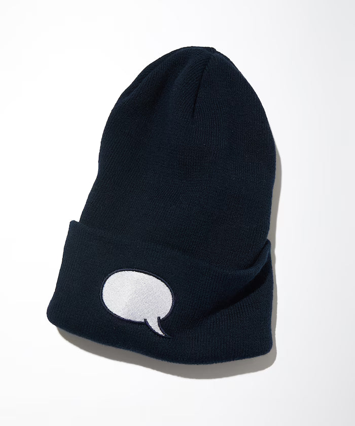 Cotton Rib Beanie - Navy