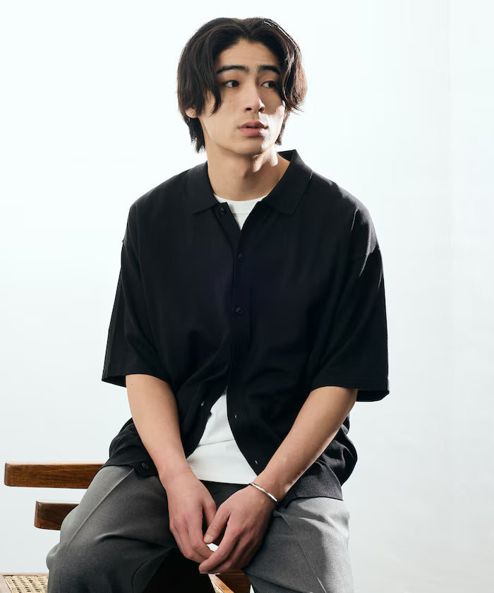 Relax Fit Relax Fit Cool Touch Polo Color Short Sleeve Knit Shirt [Limited Edition]