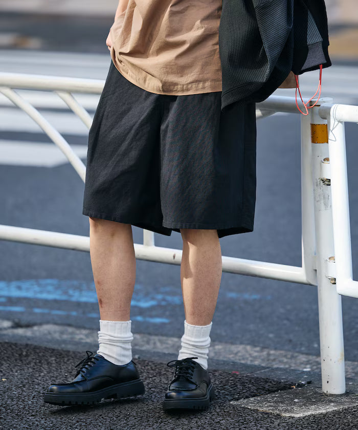 Washable Linen Mix Shorts [Limited Edition]