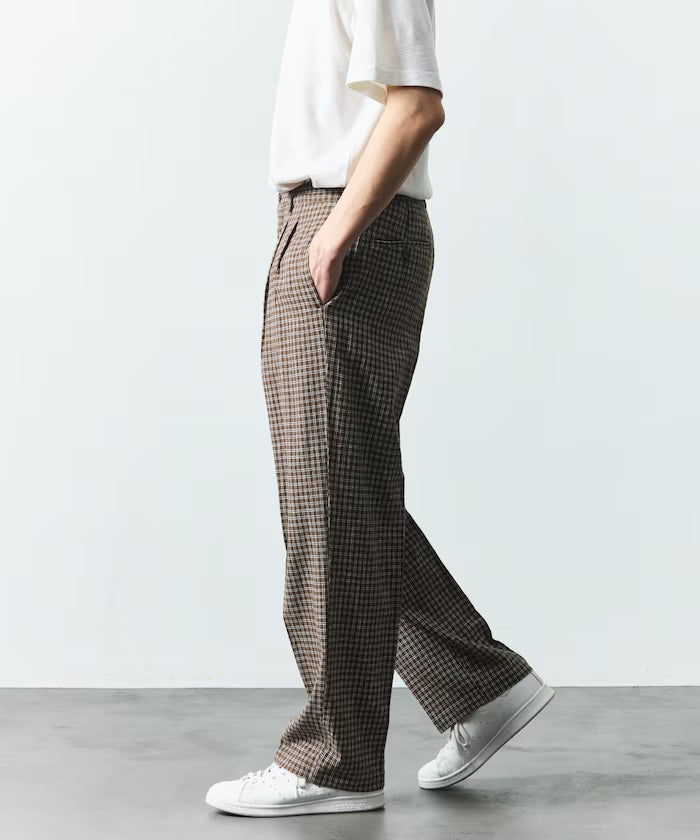 LINEN COTTON EASY SLACKS [Compatible with Setup]