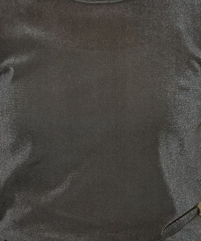 Puff Sleeve Sheer Flocked T-Shirt Limited Edition