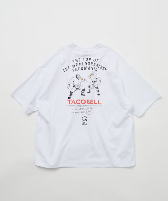 Limited Edition TACOBELL×FREAK'S STORE Exclusive Big Silhouette Back Print Crew Neck T-Shirt