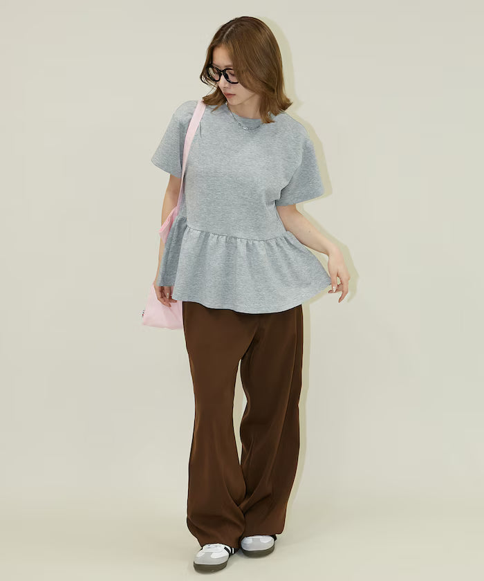 <Contact Cooling> Cool Ponchi Peplum T-Shirt Limited Edition