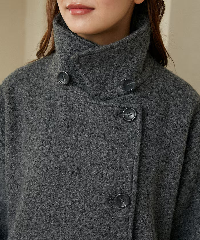 Multicolor Shaggy Long Coat Limited Edition