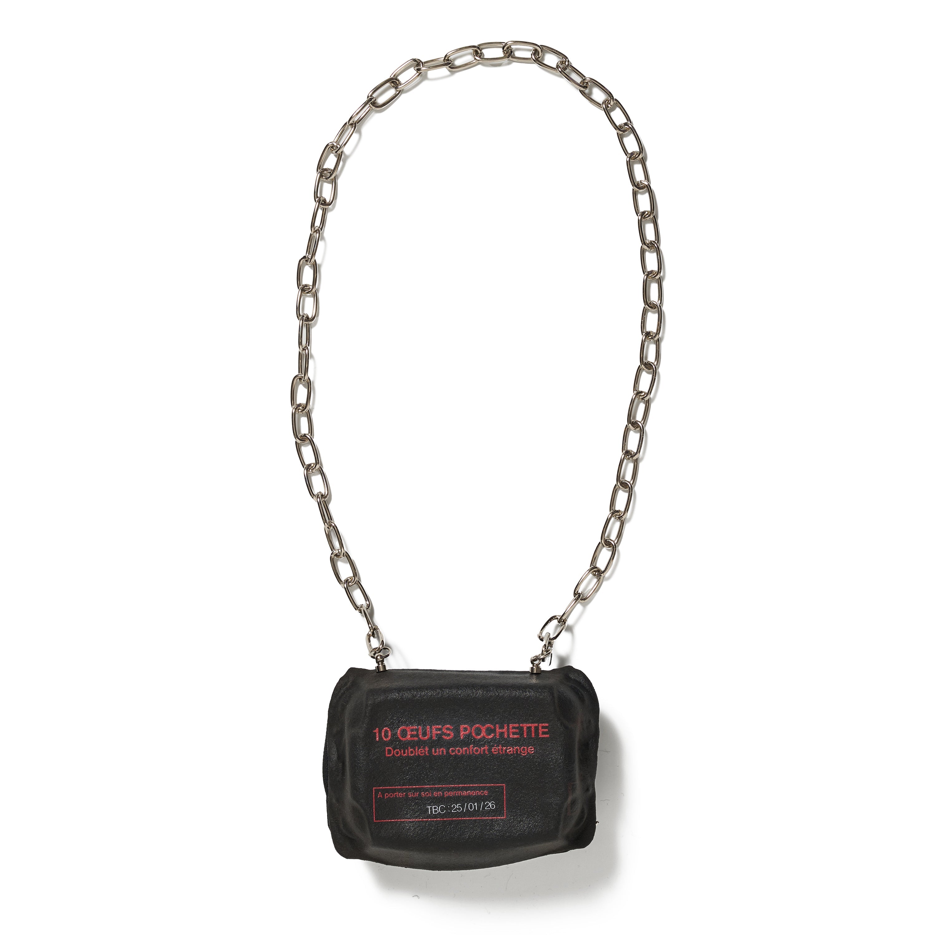 6-EGG PACK POUCH - BLACK