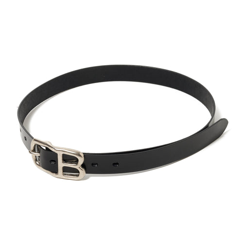 "DB" BUCKLE BELT - BLACK
