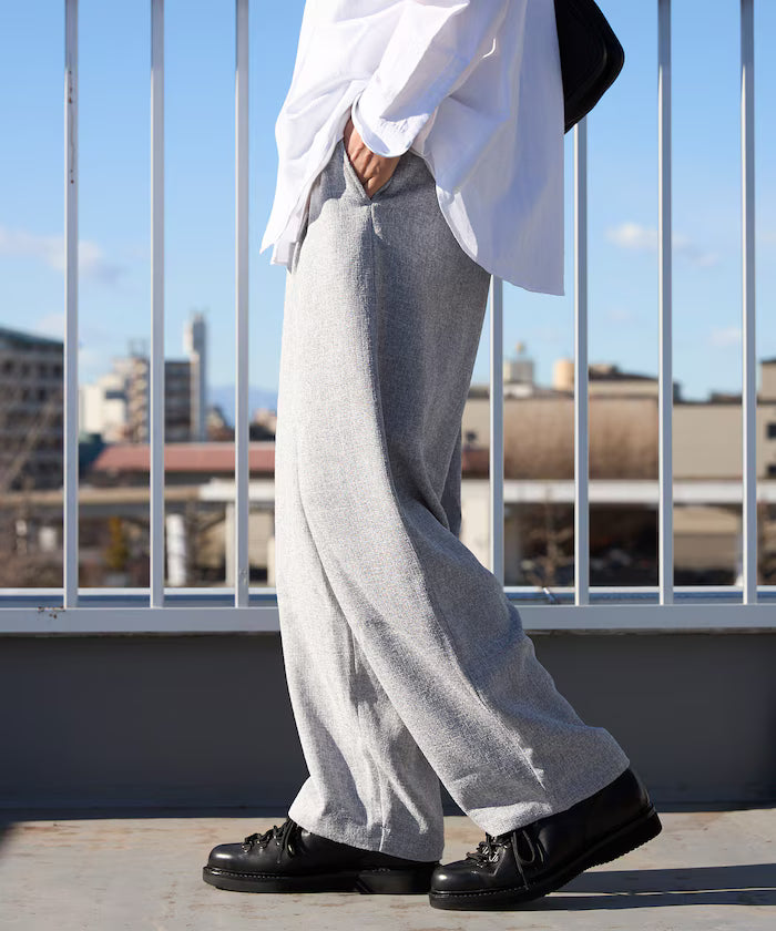 Spindle Summer Tweed Easy Wide Pants