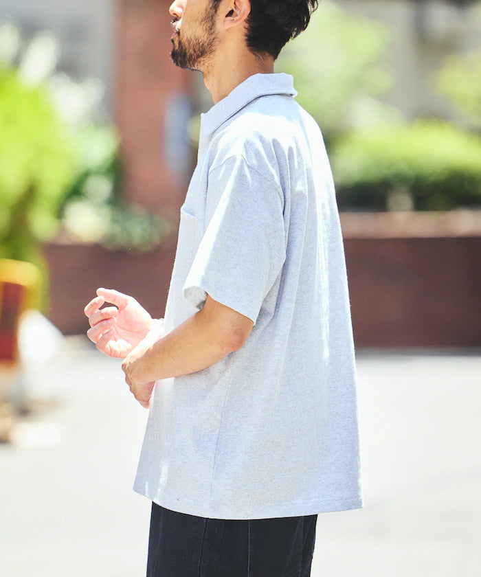 HEAVY WEIGHT/Heavyweight Short Sleeve Polo Shirt/T-Shirt/10.5 ounces