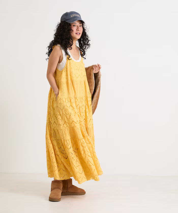 India Shifraretiard Shoulder Ribbon Camisole Dress