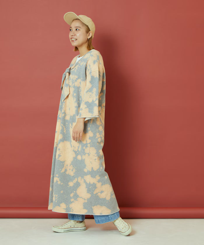 Bleach Back Sweat Ribbon One-Piece