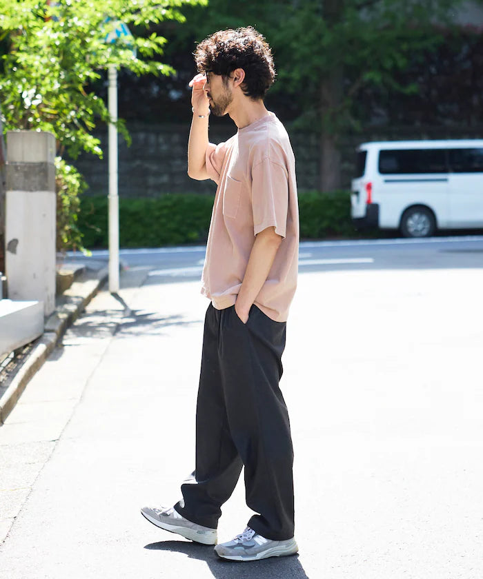 HEAVY WEIGHT/Pigment Dyed Short Sleeve Crew Neck Pocket T-Shirt/10.5 oz