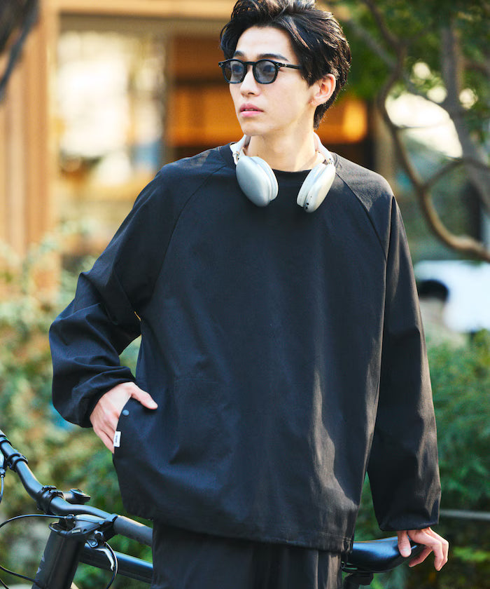 AiRide/Air Ride Relax Fit Raglan Long Sleeve Pullover/Pocketable/Quick Dry/UV Cut [Limited Edition]