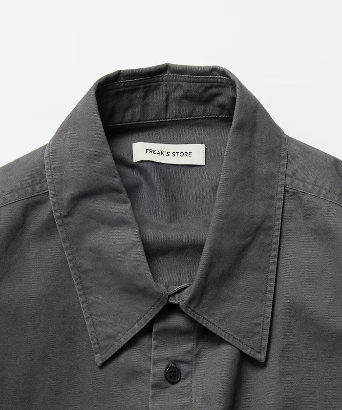 Relax Fit Relaxed Fit Garment Dyed Regular Collar Shirt [Limited Edition]