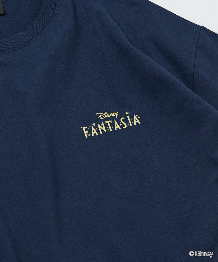 DISNEY/Mickey Mouse 'Fantasia'/Back Print Crew Neck T-Shirt [Limited Edition]